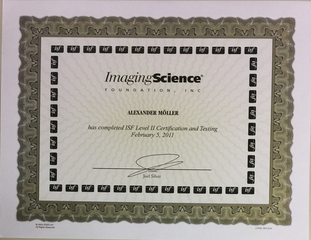 ISF Level 2 Zertifikat